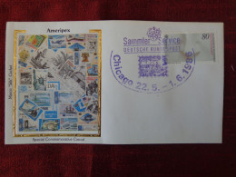 1986 - FDC/COVER - GERMANY - SAMMLER SERVICE, AMERIPEX, SILK CACHET - Collections (without Album)