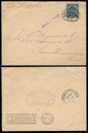 Mexico - XX. 1902. Acapulco - USA / SF. Fkd Env / Pqbt Oval SF / Cancel. VF. - Mexico