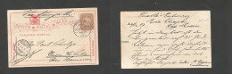 MEXICO - Stationery. 1897 (21 Dec) Tuxla Guerrero - Germany, Winsen (18 Jan 98) 3c Brown Militar Issue Stat Card. SPM. F - Mexico