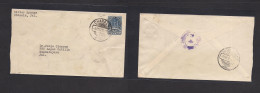 MEXICO - Stationery. 1935 (3 Apr) Chapala - Gjara, Jal 10c Blue Stat Env. VF Used. - Mexico