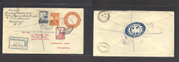 MEXICO - Stationery. 1927 (Febr) DF, Dept Timbres - UK, Sevenoaks, Kent (14 March) Addressed To The Legendary Samuel Cha - Mexico