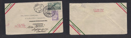 MEXICO - Stationery. 1929 (21 June) DF - Denmark, Kph (4 July) 35c Stat Env On Air Mail Usage, Fded + Asistencia. - Mexico