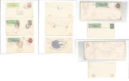 MEXICO - Stationery. 1893-9. Express Well Fargo Stationaries Pre Obl Selection Including Overprinted, 5 Diff, One Is Min - Mexico