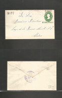 MEXICO - Stationery. 1883 (21 Junio) A Rare HABILITADO Proper Usage ON TIME At Exact Rate. Pachuca - DF (21 Junio) 10c G - Mexique