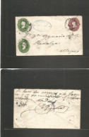 MEXICO - Stationery. 1883 (16 April) Morelia. DF. Hidalgo Triple Print Stationary Envelope. Morelia Name + 2483 Consigme - Mexique