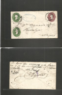 MEXICO - Stationery. 1883 (16 April) Morelia. DF. Hidalgo Triple Print Stationary Envelope. Morelia Name + 2483 Consigme - Mexico