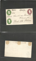 MEXICO - Stationery. 1883. Triple Printed Stat E Front Only 583 Consign, Addressed To Puerto De Santa María, Cadiz, Spec - Mexico