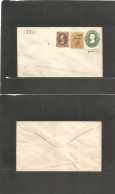 MEXICO - Stationery. 1878. 10c Green Mint Hidalgo Stat Env. TEPIC Name, 1278 Consign + 1874 5c + 10c, Same District And  - Mexique
