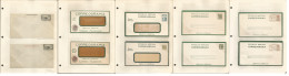 MEXICO - Stationery. C. 1940s-60s. Mint Stationary Envelopes. Coll Special Services. 10 Diff In Old Album Pages. Entrega - Mexique