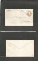 MEXICO - Stationery. 1881. Havarr - Zacatecas. 4c Salmon Stat Envelope, Cancelled + Cachet Alongside Consigment 3881. Fi - Mexique