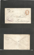 MEXICO - Stationery. 1880 (9 Sept) Veracruz - Tulancingo, 4c Salmon Stat Envelope, No Distric Name, 380 Consigment Cds.  - Mexique