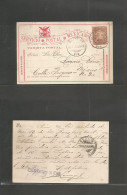 MEXICO - Stationery. 1896 (7 Sept) Mazatlan - DF. SPM 3c Brown Military Issue. Fine Used Stat Card. - Mexique