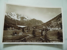 Cartolina Viaggiata "La Conca Di Ceresole - Sfondo Gruppo Levanne" 1938 - Autres Monuments, édifices