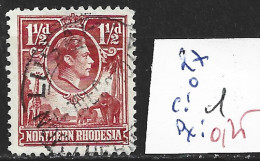 RHODESIE DU NORD 27 Oblitéré Côte 1 € - Northern Rhodesia (...-1963)