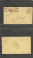 MEXICO - Stationery. 1895 (14 June) Express Hidalgo 15c Military Issue On Yellowish Paper. Cortes -  Veracruz (17 June)  - Mexique