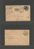 MEXICO - Stationery. 1890 (17 Ago) Culiacan - DF 5c Blue Numeral Stat Card. Fine Used. - Mexique