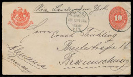 MEXICO - Stationery. 1893. Orizaba - Germany. 10c SPM Stat Env. VF. - Mexico
