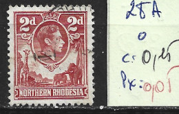 RHODESIE DU NORD 28A Oblitéré Côte 0.15 € - Rhodésie Du Nord (...-1963)