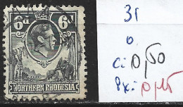 RHODESIE DU NORD 31 Oblitéré Côte 0.50 € - Noord-Rhodesië (...-1963)