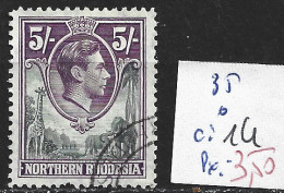 RHODESIE DU NORD 35 Oblitéré Côte 14 € - Rhodesia Del Nord (...-1963)