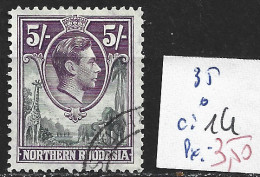 RHODESIE DU NORD 35 Oblitéré Côte 14 € - Nordrhodesien (...-1963)