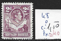 RHODESIE DU NORD 48 Oblitéré Côte 1.50 € - Northern Rhodesia (...-1963)