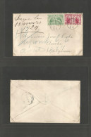NEW ZEALAND. 1924 (26 Jan) Waihaha - Belgium (18 March) Multifkd Env. Includes Victory Stamp. Fine. - Sonstige & Ohne Zuordnung