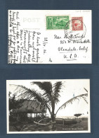 NEW ZEALAND. 1936 (28 Oct) Ship Cancel. Hawai View Ppc. "SS Agransi" Cancellings NZ Stamps On Mail Usage To USA, Glendat - Sonstige & Ohne Zuordnung