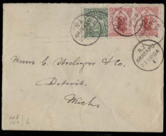 NEW ZEALAND. 1904 (23 Sept). Aratapu - USA. Fkd Env / Cds. Nice Cond. - Sonstige & Ohne Zuordnung