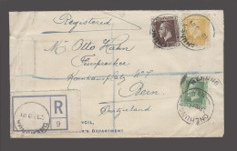 NEW ZEALAND. 1921 (12 Nov). Orehunga - Switzerland (21 Dec). Via London (19 Dec). Reg Tricolor Fkd Env. Lovely Item. - Sonstige & Ohne Zuordnung