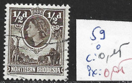 RHODESIE DU NORD 59 Oblitéré Côte 0.15 € - Rhodésie Du Nord (...-1963)