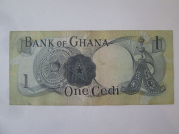 Ghana 1 Cedi 1970 Banknote See Pictures - Ghana