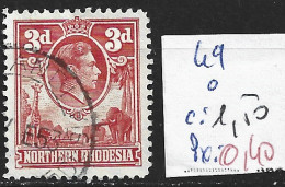 RHODESIE DU NORD 49 Oblitéré Côte 1.50 € - Noord-Rhodesië (...-1963)