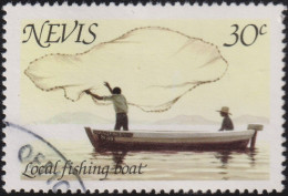 1980 St.Christopher-Nevis & Anguilla ° Mi:KN-N 40A, Sn:KN-N 115, Yt:KN-N 45, Sg:KN-N 52, Local Fishing Boat - St.Christopher-Nevis-Anguilla (...-1980)