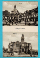 * Solingen Gräfrath (Nordrhein Westfalen - Deutschland) * (Carl Berg, 914) Markt, Rathaus, Hotel De Ville, Animée, Old - Solingen