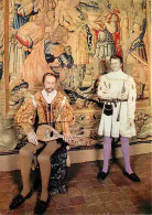 18 - Culan - Intérieur Du Château - Exposition Le Costume En France - Deux Musiciens Jouent De La Flûte Et Du Luth (XVIè - Culan