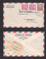 PARAGUAY. 1964 (11 Sept) Asuncion - Germany, Heidelberg. Registered Multifkd Env. Fine. - Paraguay