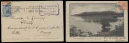 PARAGUAY. 1904 (24 Sept). Asuncion - France. Fkd Card. S Bernardino Lake. - Paraguay