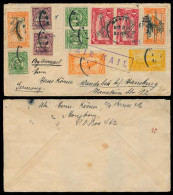 PHILIPPINES. 1936 (May 2). Manila - Germany. Airmail Multifkd Env Incl. F. Rein Madrid - Manila Stamps. - Philippinen