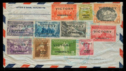 PHILIPPINES. 1945. Manila - USA. Victory Multifkd Env. - Philippinen