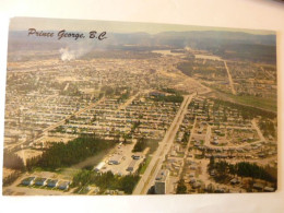 Aerial View Of PRINCE GEORGE - Colombie Britannique - Carte Géante - Prince George