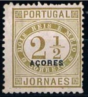 Açores, 1882, # 46 Dent. 11 3/4x12, MNG - Azores