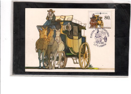 TEM19952 - LISBOA 21.4.88   /  FDC  EUROPA '88 - DILIGENZA POSTALE    -  CAT.UNIFICATO 1732 - MICHEL 1754 - Stage-Coaches