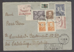 POLAND. 1951 (24 Jan). Bielsko - Austria. Tied Label 10Z SKRK Ovptd 30 On Just Prior Groszy Usage Ovpts Period. VF Tinin - Altri & Non Classificati