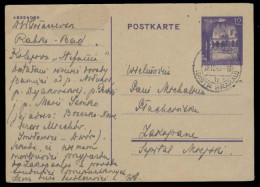 POLAND. 1943 (16 Dec). Rabka / Krakan - Zakopane. 12c Lilac Nazi Occup Stat Oval. VF. - Altri & Non Classificati