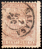 Málaga - Edi O 153 - 10 Cts.- Mat Fech. Tp.II "Málaga" - Used Stamps