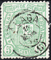Málaga - Edi O 154 - 5 Cts.- Mat Fech. Tp.II "Málaga" - Used Stamps