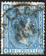 Málaga - Edi O 164 - 10 Cts.- Mat Fech. Tipo Grande "Málaga" - Used Stamps