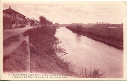 CPA -  BASSE-INDRE - BRAS DU MALESTROIT, BUREAUX DES FORGES, LA LOIRE (ETAT PARFAIT) - Basse-Indre