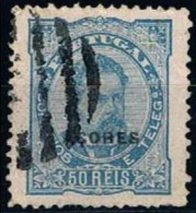 Açores, 1882/3, # 50 Dent. 12 3/4, Used - Açores